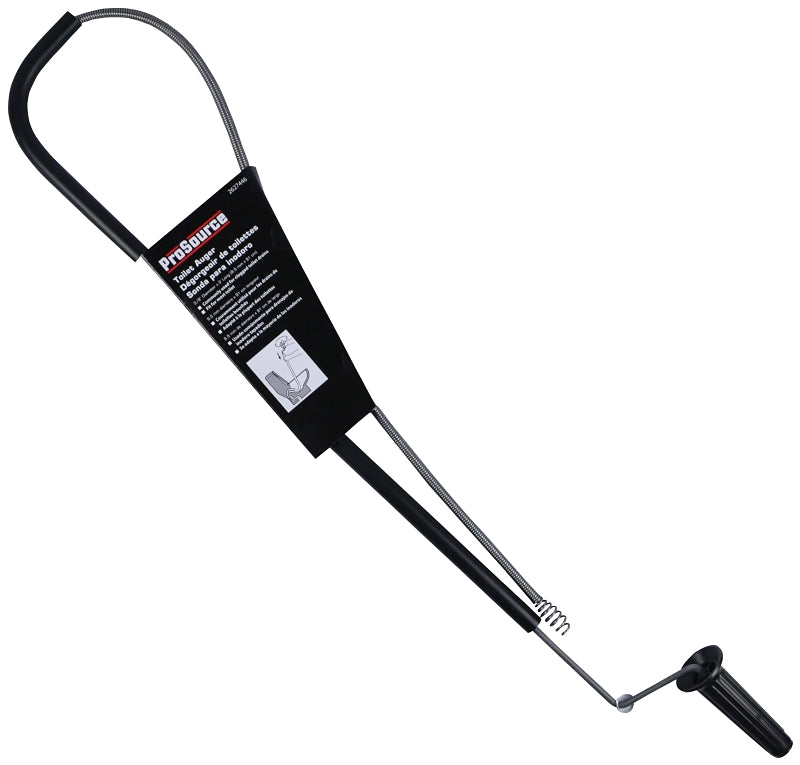 ProSource TA00001-03 Toilet Auger, 3/8 in Dia Cable, 36 in L Cable