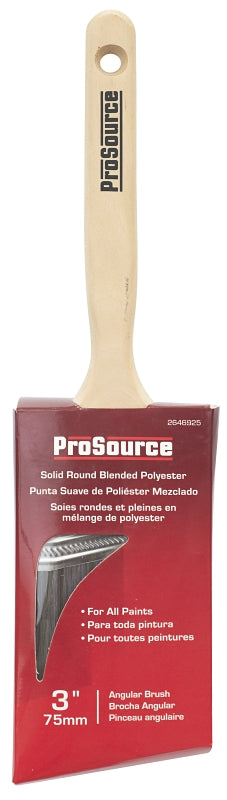 ProSource OR 21601 0300 Angular Sash Pain Wt Brush, 3in W, Angle sash, Polyester