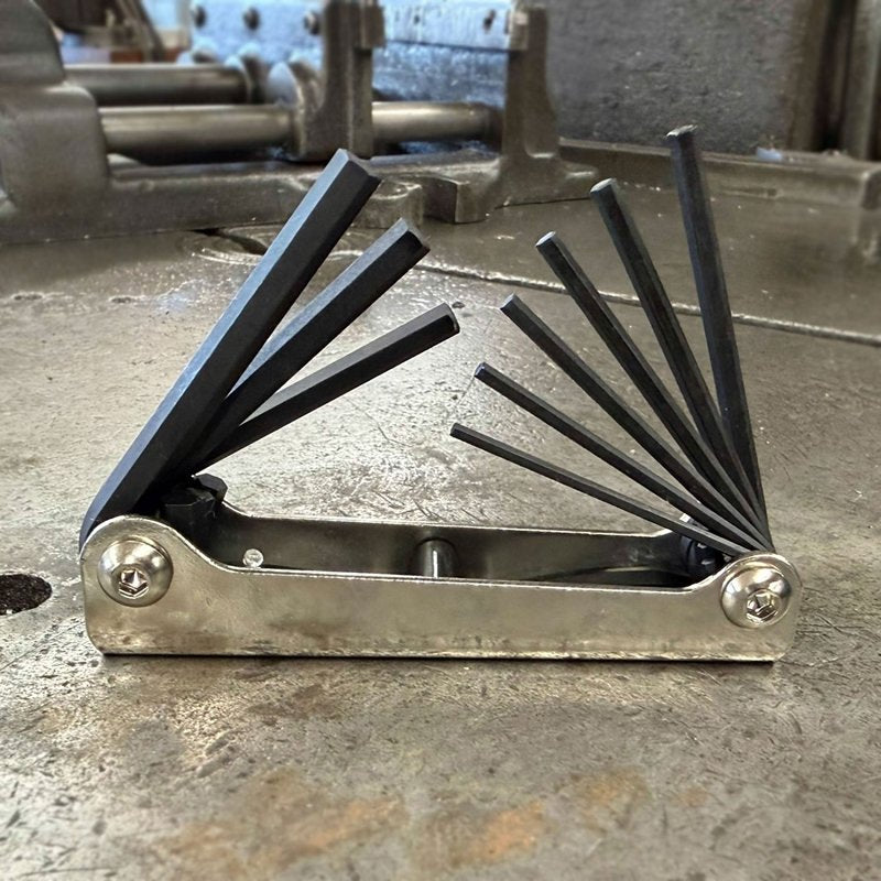 Bondhus 14589 Hex Key Fold Up Tool, Protanium Steel, ProGuard, Specifications: SAE Measurement