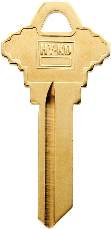 Hy-Ko 21200SC4BR Key Blank, Brass, For: Schlage Cabinet, House Locks and Padlocks, SC4 Key Number, Pack of 200
