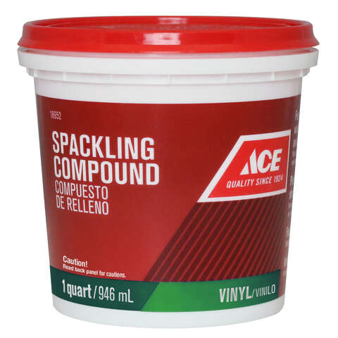 Ace Ready to Use Off-White Spackling Compound 1 qt, Pack of 6