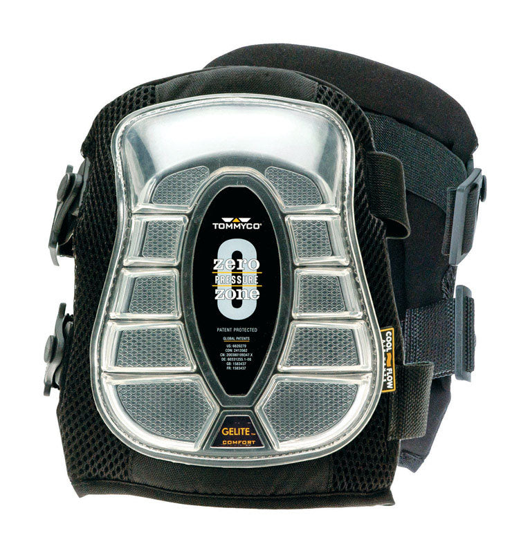 Tommyco GELite 6 in. L X 3.5 in. W Gel Knee Pads Black, Pack of 4