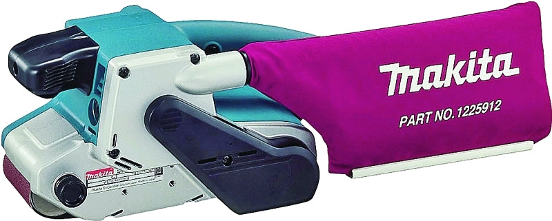 Makita 9903 Belt Sander, 8.8 A, 21 in L x 3 in W Belt, Abrasive Belt, Rear, Side Handle, 6 ft L Cord