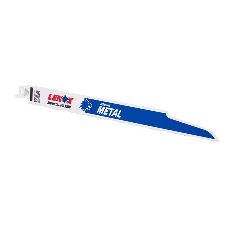 Lenox METALWOLF 12 in. Bi-Metal WAVE EDGE Reciprocating Saw Blade 18 TPI 5 pk