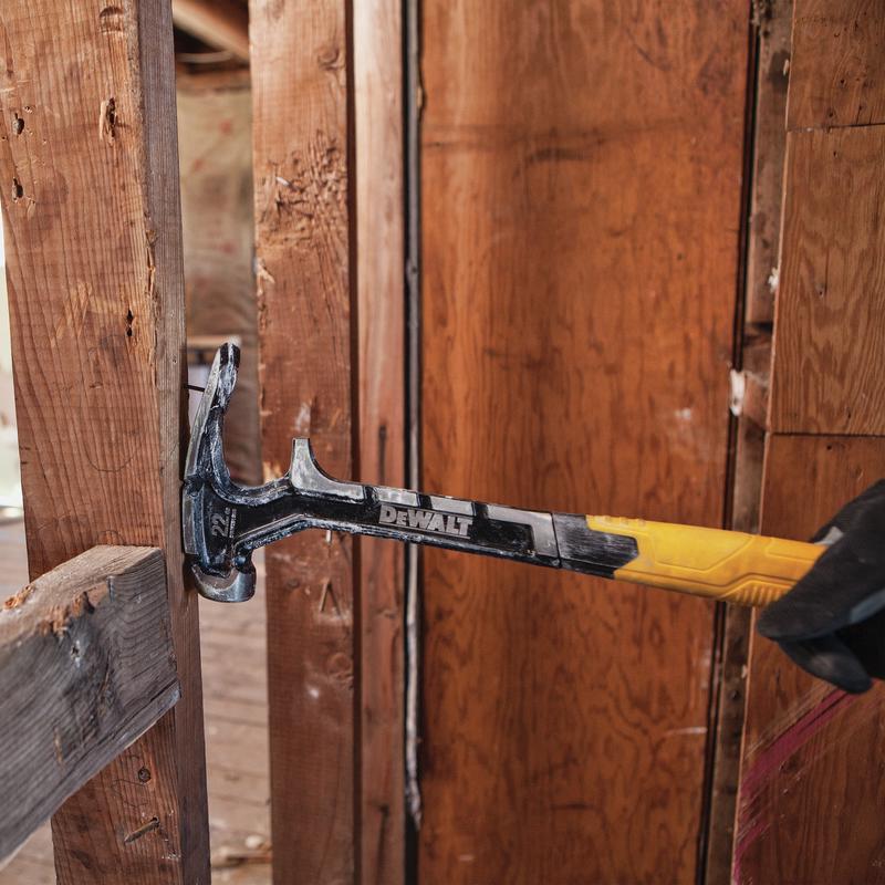 DeWalt ToughSeries 22 oz Milled Face Demo Hammer 8.25 in. Steel Handle, Pack of 2