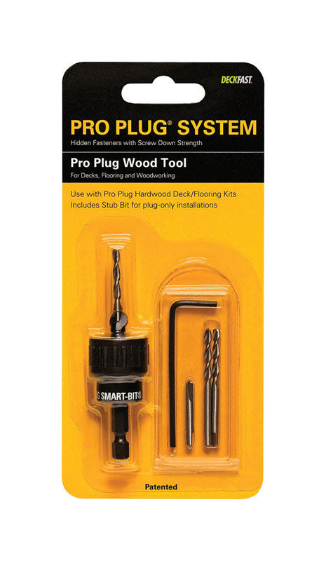 Starborn Pro Plug #8 X 1 in. L Stainless Steel Countersinking and Counterboring Tool 5 pc, Pack of 6