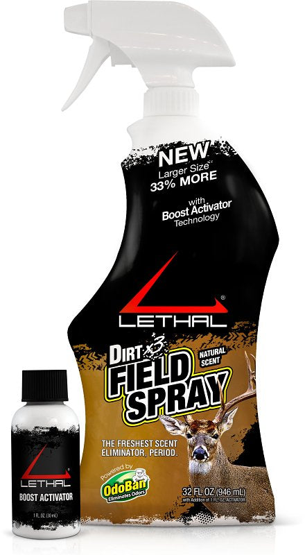 Lethal Dirt X3 717E67-31ZC Field Spray with Activator, Dirt, Liquid, 31 oz Bottle, Pack of 6