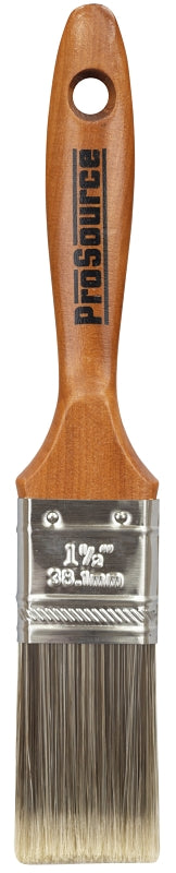 ProSource OR 1172 0150 Flat Pain Wt Brush, 1-1/2 in W, Flat Cut, Polyester Blend