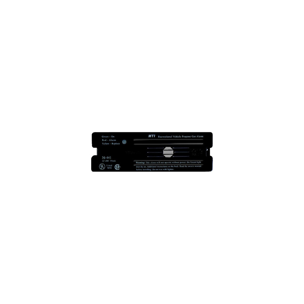 Safe-T-Alert LP Gas Alarm, Surface Mt, Black