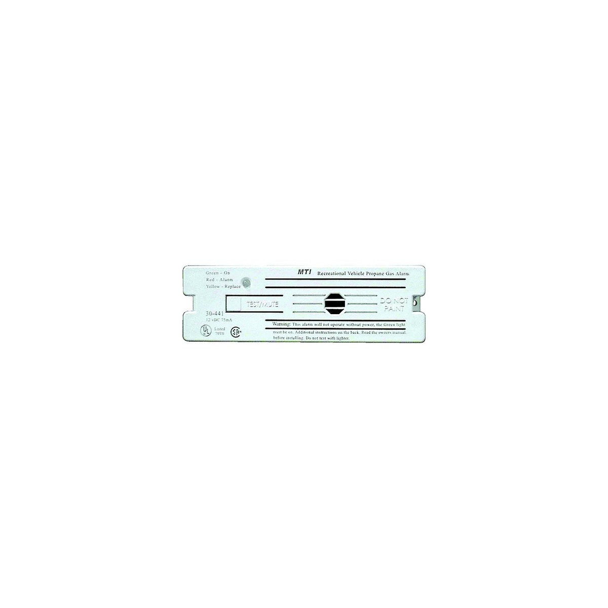 Safe-T-Alert LP Gas Alarm, Surface Mt, White