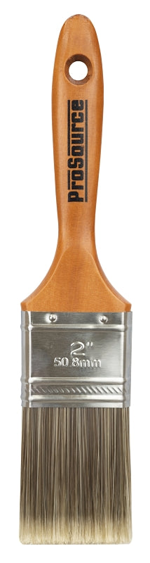 ProSource OR 1172 0200 Flat Pain Wt Brush, 2 in W, Flat Cut, Polyester Blend