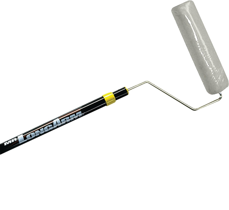 Mr. LongArm Tele-Roller 0085 Paint Roller, 3/8 in Nap, Steel Handle, 9 in L Roller