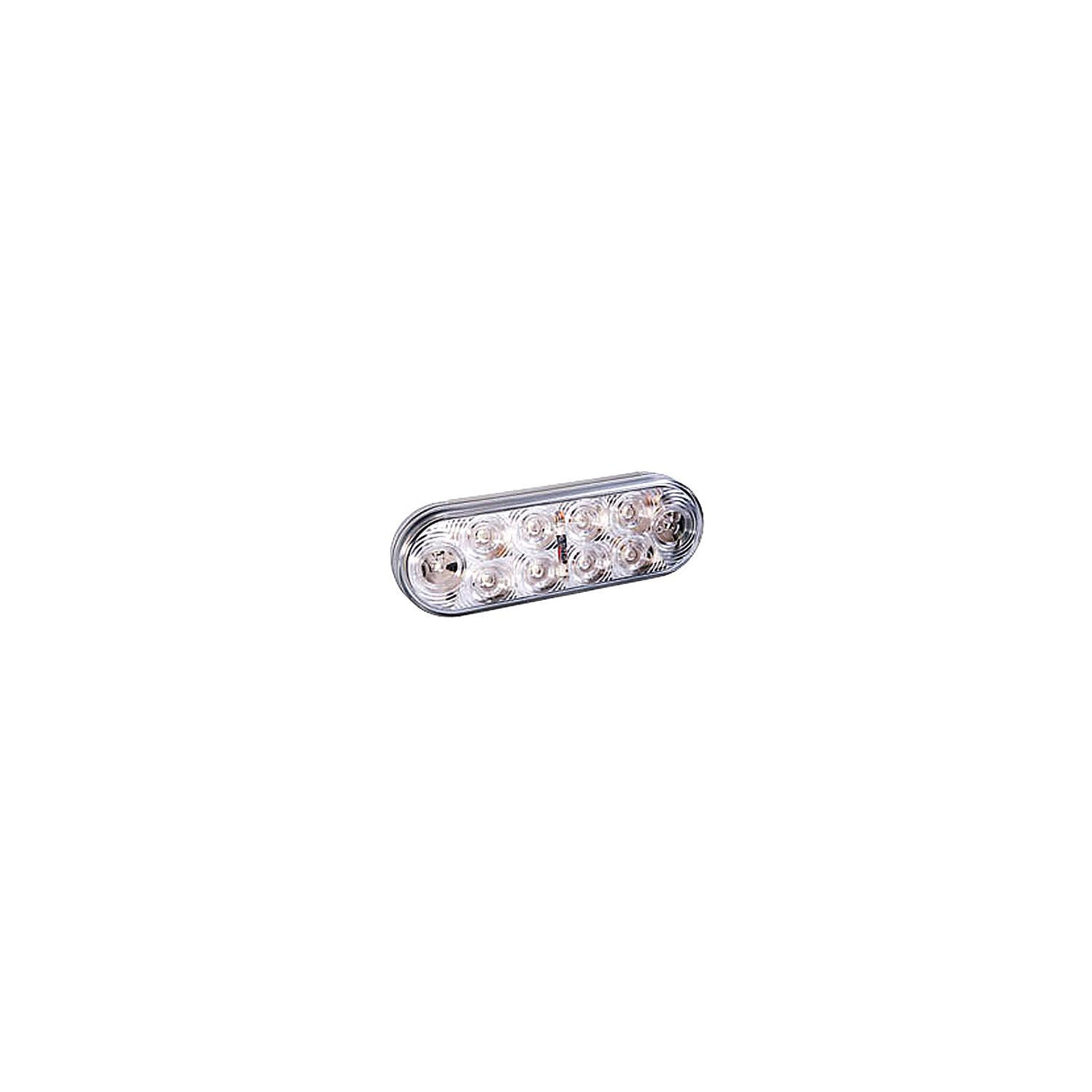 LED 6 Oval White Bkup Lt Grm Mount