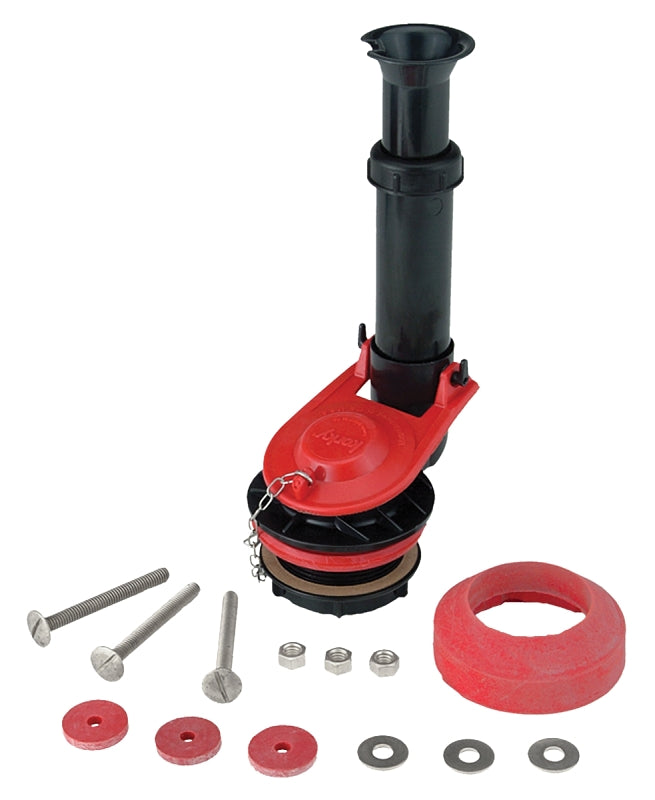 Korky 4030PK Flush Valve Kit, 1.28, 1.6, 3.5 and 5 gpf Flush, Plastic/Rubber