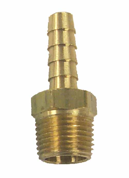 Brass Hose Barb, Male