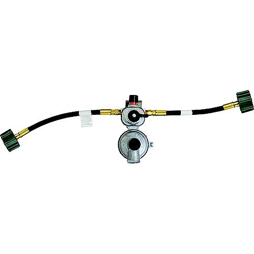 MEC MEGR253PPT15 Marshall Excelsior MEGR253PPT15 Excela-Flo Automatic Standard Capacity Changeover Regulator w/15' Hose