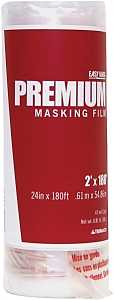 Trimaco 42480 Masking Film, 1/2 mil Thick, 180 ft L, 24 in W