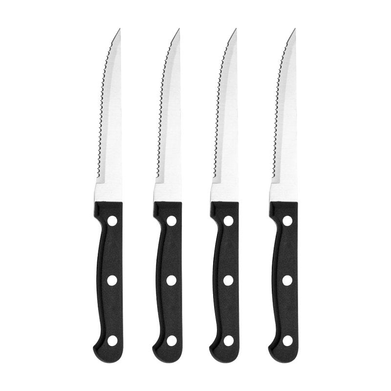 Farberware 5099688 Steak Knife Set, Stainless Steel Blade, Serrated Blade, Pack of 3