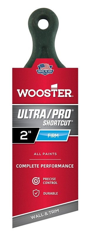 Wooster 4187-2 Paint Brush, 2 in W, 2-7/16 in L Bristle, Nylon/Polyester Bristle, Sher-Grip Handle