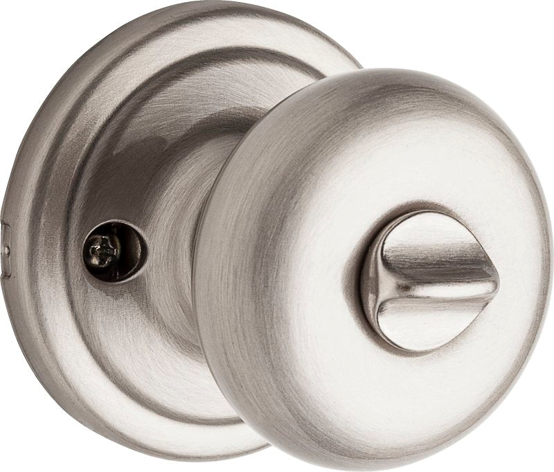Kwikset Signature Series 740H 15 6AL RCS Entry Knob, Satin Nickel, Zinc, KW1 Keyway, Re-Key Technology: Smartkey