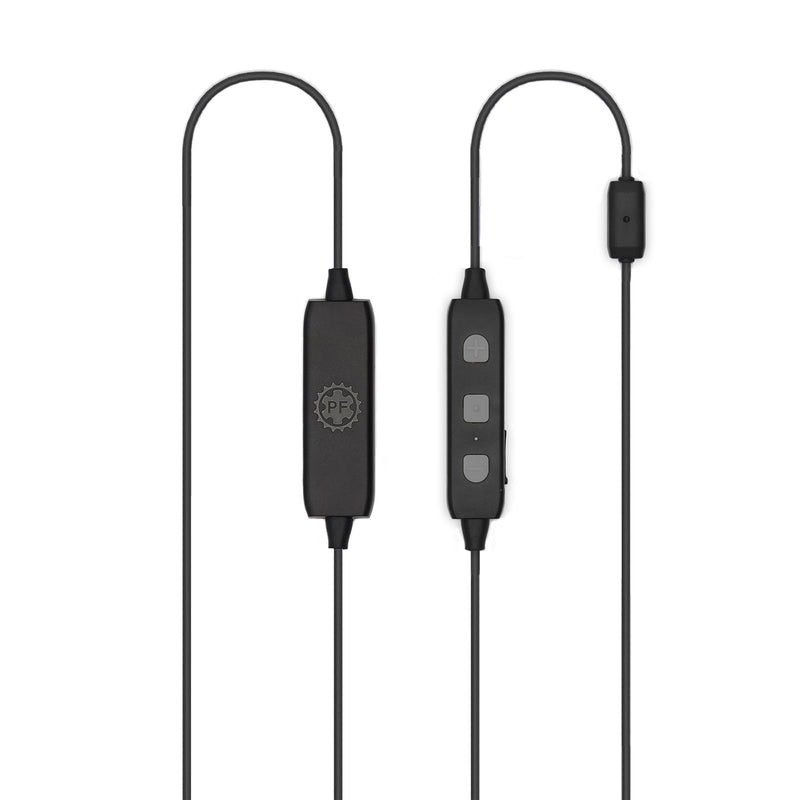 Plugfones Liberate 2.0 29 dB Nylon/Silicone/Soft Foam Bluetooth Earplugs/Earphones w/Mic Black 1 pai