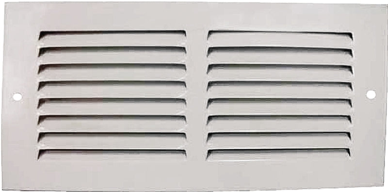 ProSource 1RA1004 Air Return Grille, 11-3/4 in L, 5-3/4 in W, Rectangular, Steel, White, Powder-Coated
