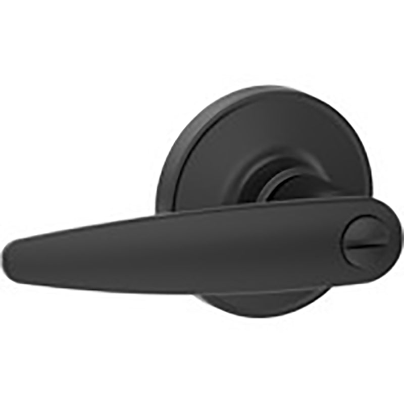 Schlage J Series J40 DOV 622 Privacy Lever, Mechanical Lock, Matte Black, Metal, Residential, 3 Grade, ADA Compliant