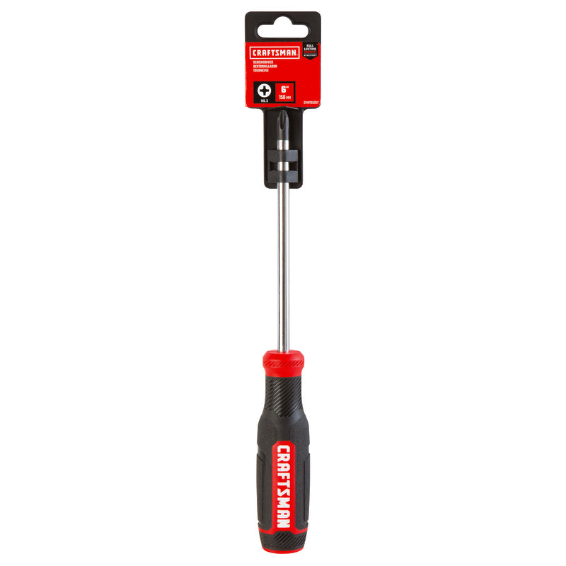 Craftsman #3 X 6 in. L Phillips Screwdriver 1 pc