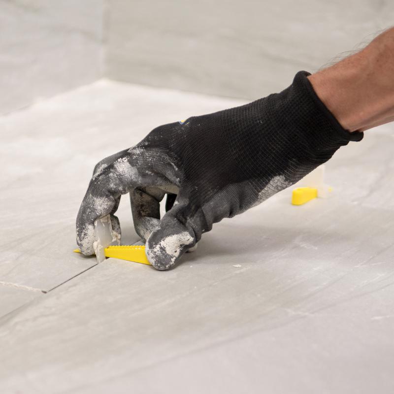 QEP Lash 1.55 in. H X 0.05 in. W X .78 in. L Plastic Tile Spacer Clips 300 pk