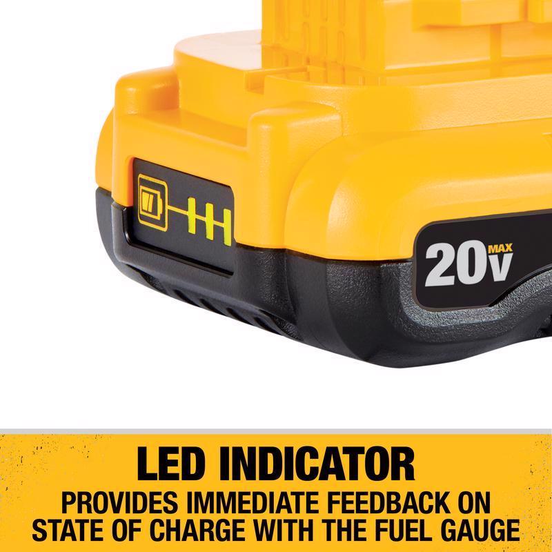 DeWalt 20V MAX DCB230C 3 Ah Lithium-Ion Compact Battery and Charger Starter Kit 2 pc