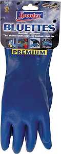 Spontex Bluettes 17005 Household Protective Gloves, S, Longer Cuff, Neoprene, Blue