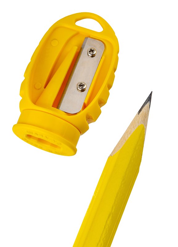 CH Hanson 10211 Pencil Sharpener, Yellow Housing, Pack of 20