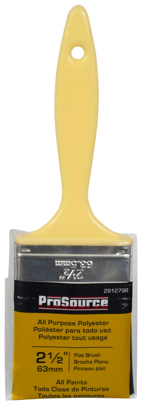 ProSource OR 110025 0250 Flat Pain Wt Brush, 2-1/2 in W, Flat Sash, Polyester