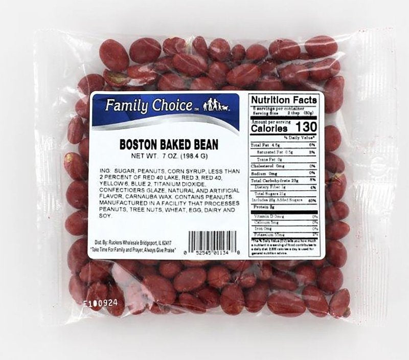 Family Choice 1134 Boston Bean, 6.5 oz, Pack of 12