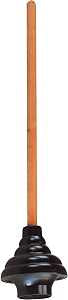 ProSource 8324-B-D3L Plunger, 24-5/8 In OAL, 5-1/2 in Cup, Long Handle