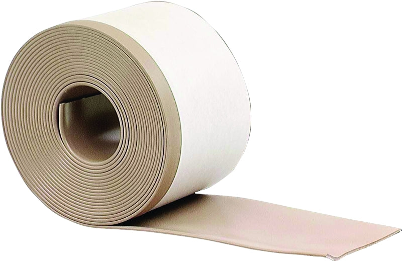 M-D 93187 Wall Base, 20 ft L, 4 in W, Vinyl, Desert Beige