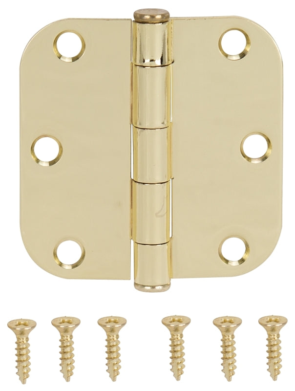 ProSource LR-701-PS Door Hinge, 3 in H Door Leaf, 3 in W Door Leaf, 2 mm Thick Door Leaf, 3 x 3 in, Steel, Loose Pin