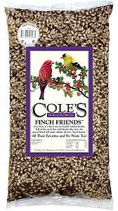 Cole's Finch Friends FF05 Sunflower Meats Wild Bird Food, 5 lb, Blended, Seed, Bag