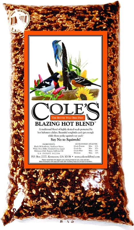 Cole's Blazing Hot Blend BH20 Cracked Corn Wild Bird Food, 20 lb, Blended, Seed, Bag, Pack of 2