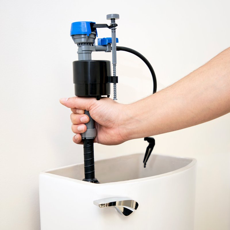 Fluidmaster PerforMAX Series K-400H-043-T4 Fill Valve and Flapper Kit, Plastic/Rubber Body, Multi-Color