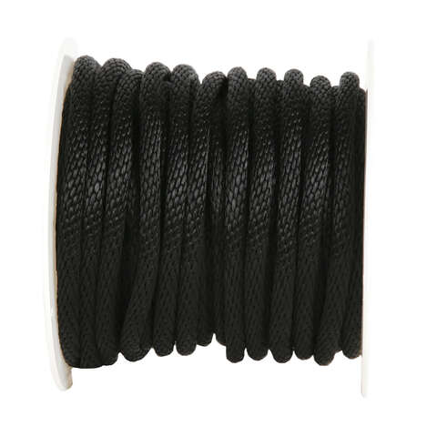 Koch Industries 5/8 in. D X 140 ft. L Black Solid Braided Polypropylene Derby Rope