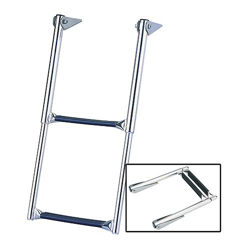 Garelick EEz-In Over Platform Telescoping Ladder, 2-Step
