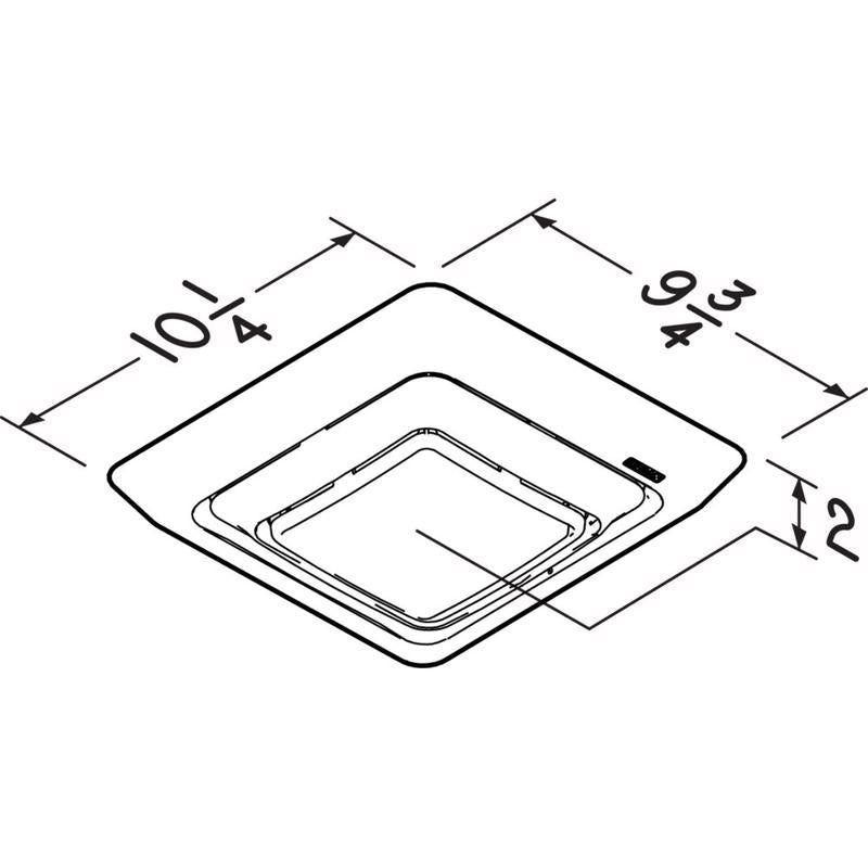Broan-NuTone Bathroom Exhaust Fan Grille/Cover