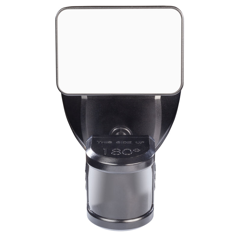 Heath Zenith HZconnect HW-9304-BK Security Motion Light, 1-Lamp, LED Lamp, 650 Lumens, Polycarbonate Fixture
