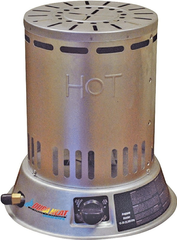 Reddy Heater LPC25 Convection Heater, Liquid Propane, 15000 to 25000 Btu, 600 sq-ft Heating Area, Silver
