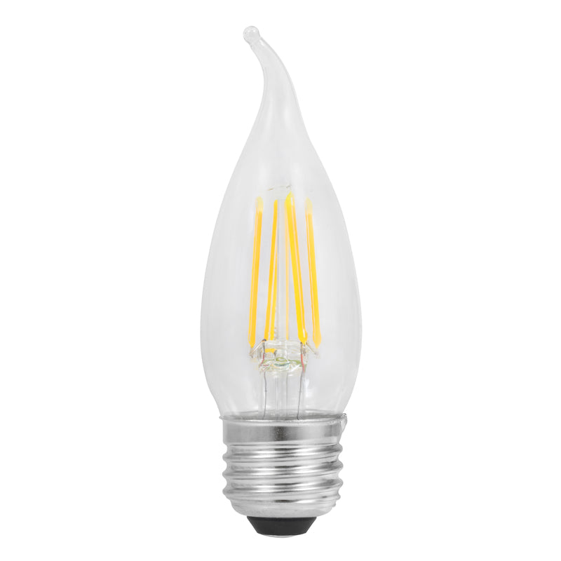 Sylvania Natural B10 E26 (Medium) LED Bulb Soft White 40 Watt Equivalence 2 pk