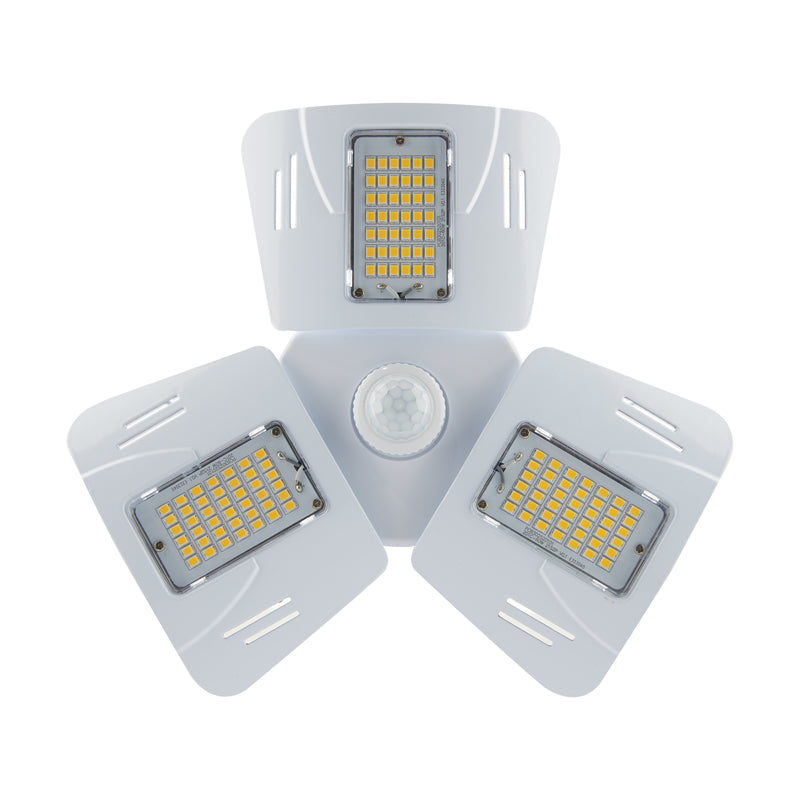 Satco Wide Surface E26 (Medium) Smart-Enabled LED Motion Sensor Utility Light Cool White 60 Watt Equ