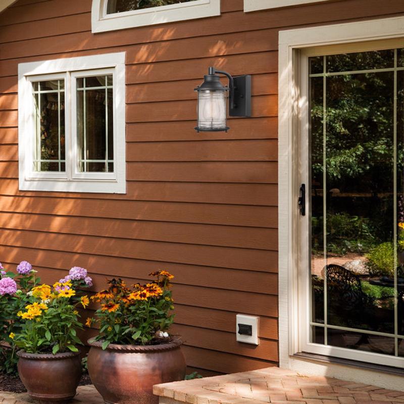 Globe Electric Donovan 1-Light Bronze Downlight Wall Sconce