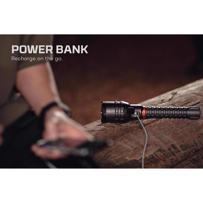 NEBO 12000 lm Gray LED Flashlight Power Bank