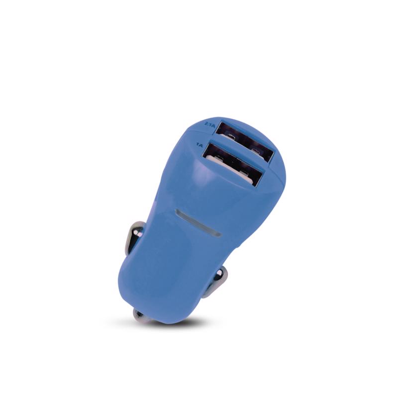 Fusebox Blue 2 Port USB Car Charger For All Mobile Devices, Pack of 6